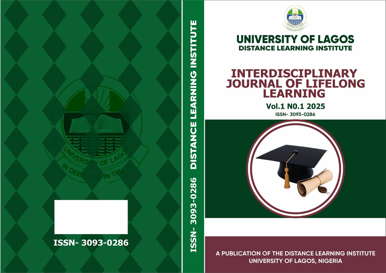 Interdisciplinary Journal of Lifelong Learning. A publication of the Distance Learning Institute, University of Lagos, Nigeria